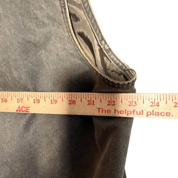 North River Zip and Snap Button Front Jacket Vest Mens Size XL Brown - Picture 4 of 7